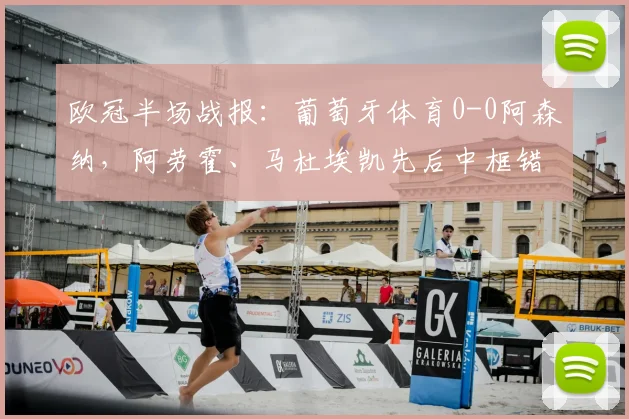 欧冠半场战报:葡萄牙体育0-0阿森纳,阿劳霍、马杜埃凯先后中框错失良机